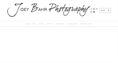 Desktop Screenshot of joeybahr.com